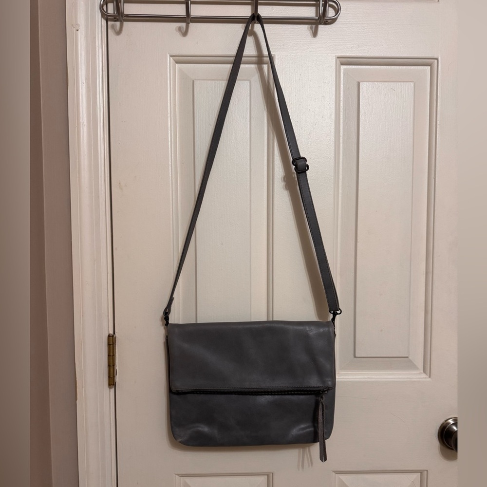 ABLE Leather Crossbody Bag